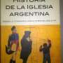 Vendo un libro de Historia de la Iglesia Argentina