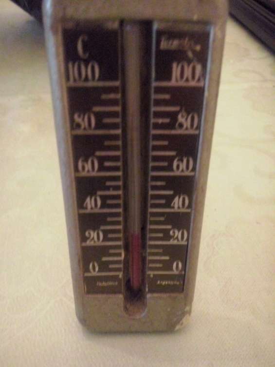 Termometro metalico para termotanque u otro uso 0 a 100 grados
