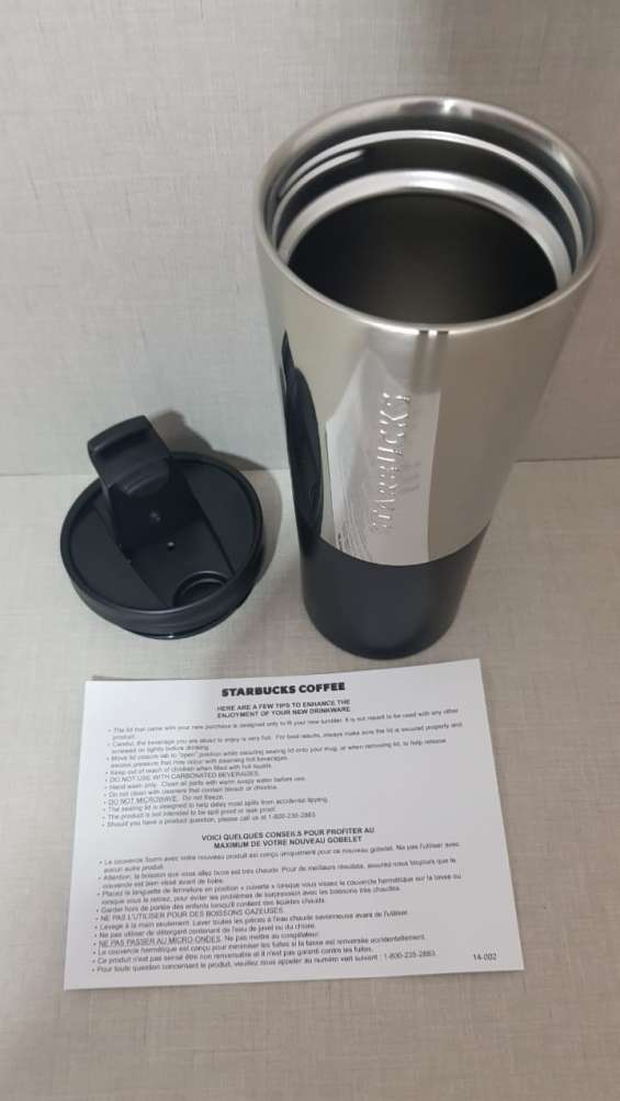 Vaso termo tumbler starbucks acero inox 355 ml original